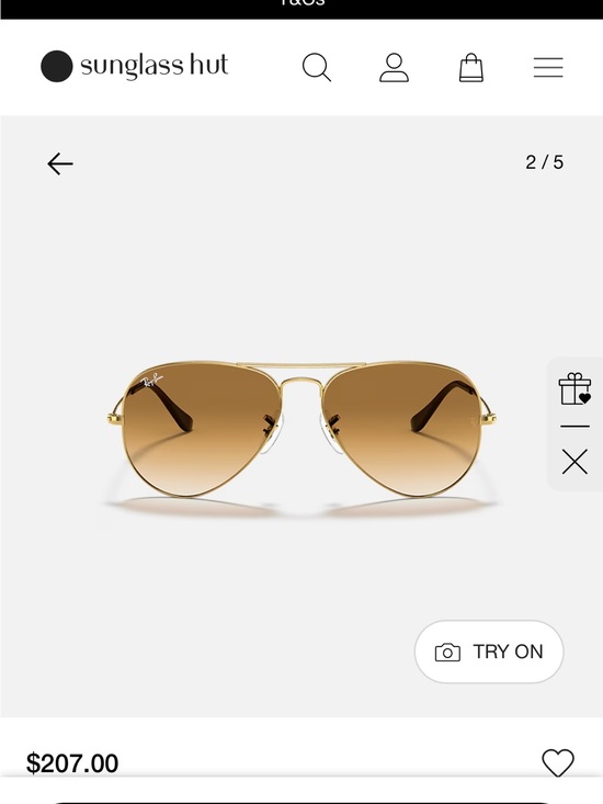 Ray-Ban Accessories - Ray-Ban Classic Gold Aviator Sunglasses - Brown Gradient Lenses
